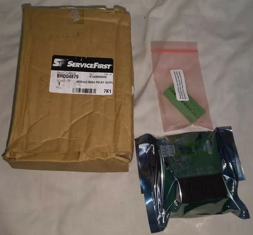 SERVICE FIRST Ref: X13650806050 P/n: BRD04879 MODULE QUAD RELAY OUTPUT