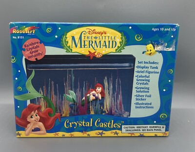 Vintage 1997 Rose Art Disney's The Little Mermaid Crystal Castle #8157 Sealed