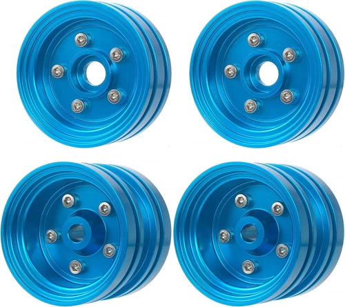 Alu Wheel Rims for Tamiya Grasshopper Hornet Super Champ RC Car Parts - Bild 5 von 6