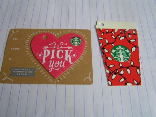 2..x..CANADA,new,Starbucks,,card..PIN.covered..J31..Heart..&..Tumbler - Picture 1 of 1