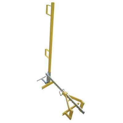 Zoro Select 10K037 Parapet Clamp Guardrail Systm,3-1/2Ft. L