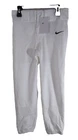 NWT Nike Core Big Kids Boys Full Length Baseball Pants S White/Black