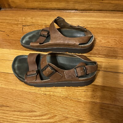 Mephisto Back Strap 3 Buckle Sandals Mens Size 44 US Size 10  display picture 2