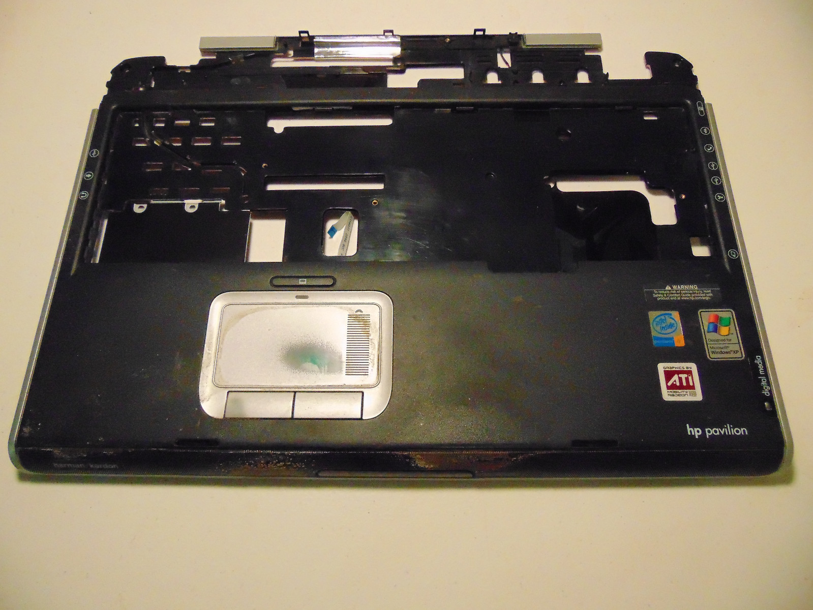 HP Pavilion ZD8000 Palmrest Touchpad Black Cable 374750001 Laptop eBay