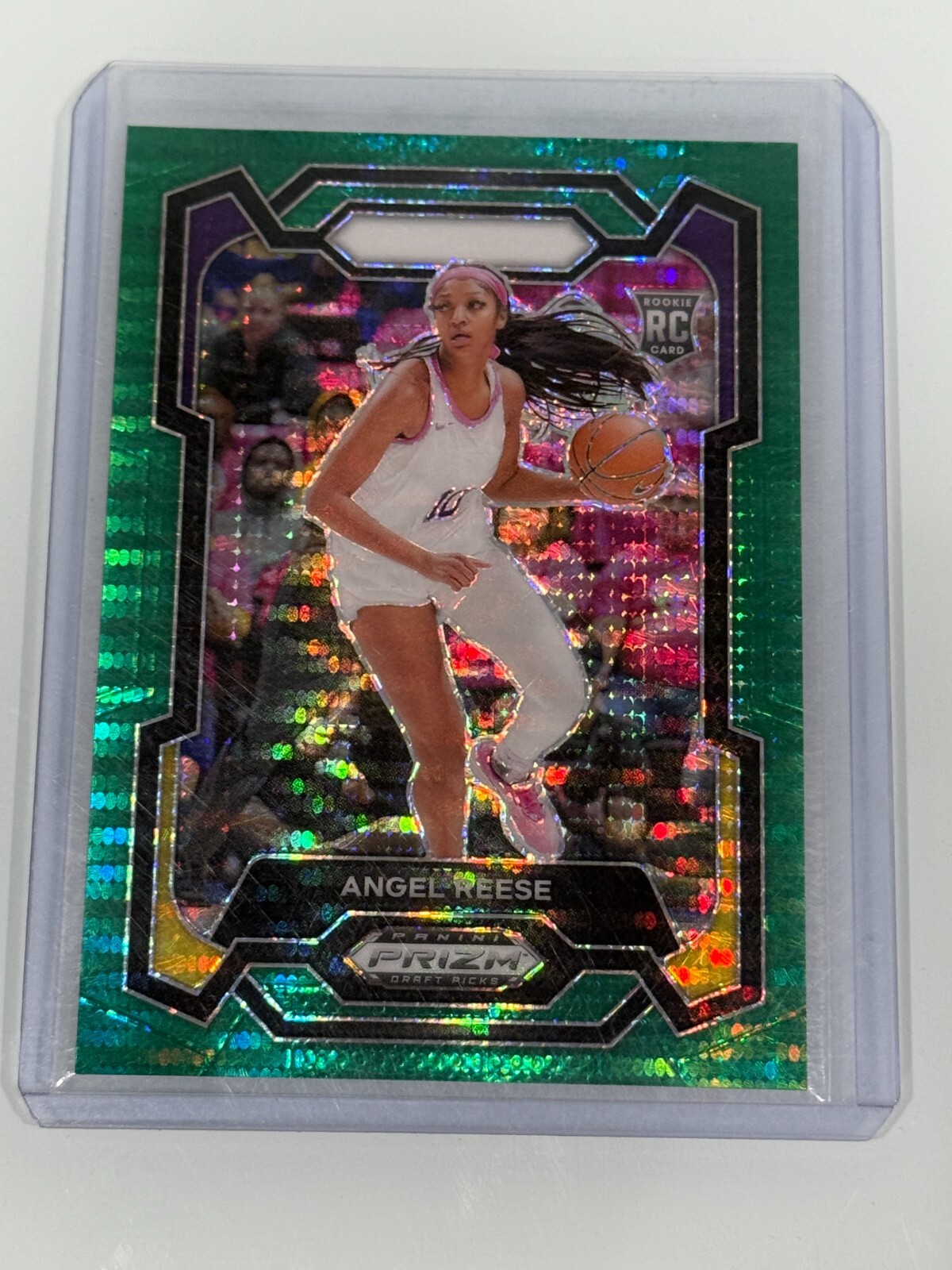 ANGEL REESE Rookie GREEN Pulsar /25 2024 Panini Prizm Draft Picks #38 LSU..NICE.