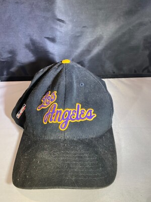 RARE Vintage Nike Los Angeles Lakers Gray Adjustable Hat