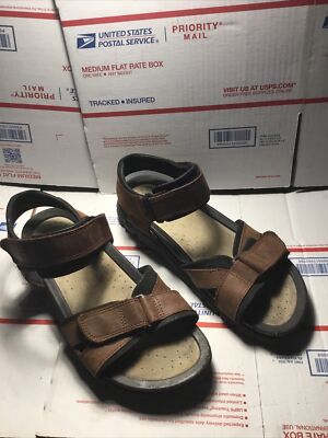 Ecco Brown Yucatán Men s Strappy Sandals Size 42 US- 8.5 To 9 Strappy