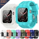 For Apple Watch iWatch Band Series 8 7 6 5 4 3 2 SE Shockproof Bumper Full Case