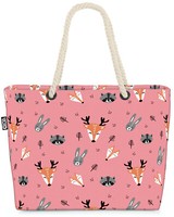 Void Tasche Lustige Kinder Tiere Wald-Tiere Zoo Wandern Kinder Muster