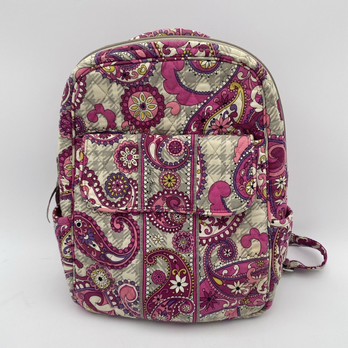 Brand New Vera Bradley Plaid Quilted Women\'s Backpack Amazon.com: Vera Bradley Women main image 3