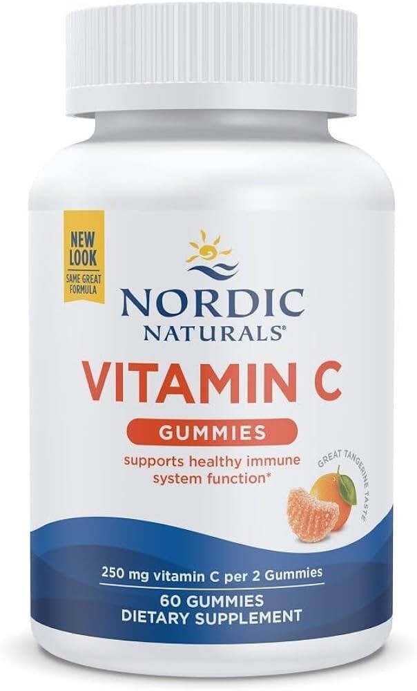 Nordic Naturals Vitamin C Gummies - Immune Support & Antioxidant Protection 60Ct