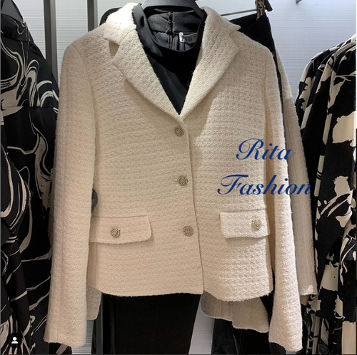 ZARA WOMAN SHORT BLAZER WITH RHINESTONE 