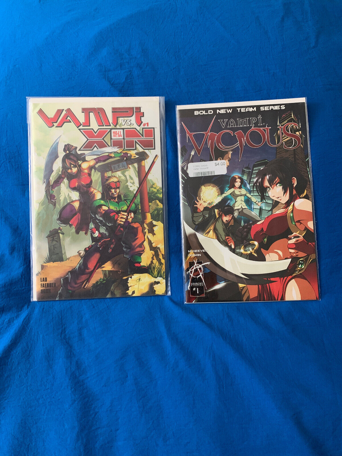 VAMPI VS. XIN #1 -and Vampi Vicious #1 / Anarchy Studios