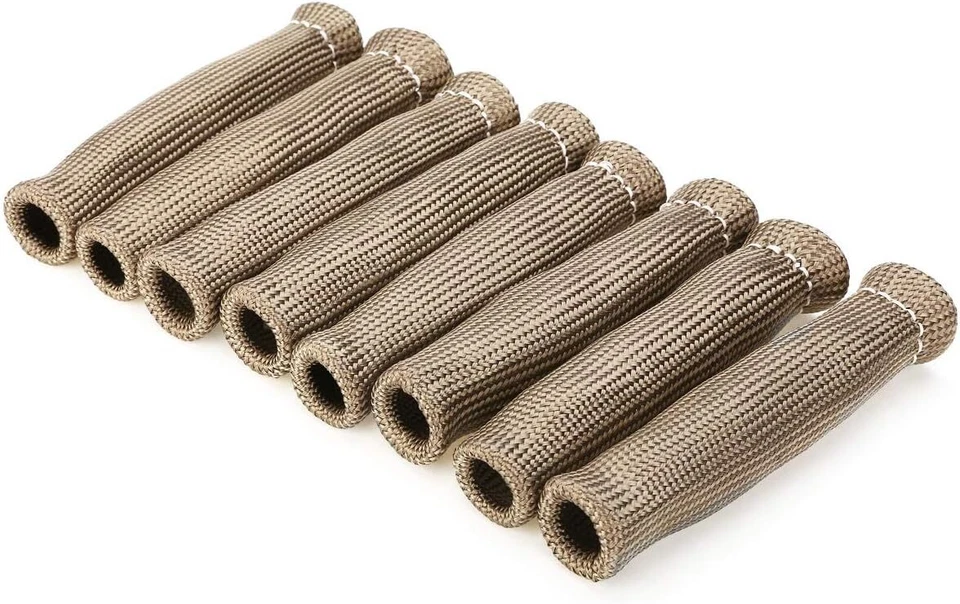 Botas de alambre de bujía protección térmica funda aislante protector térmico cubierta envoltura Foto 2 de 4