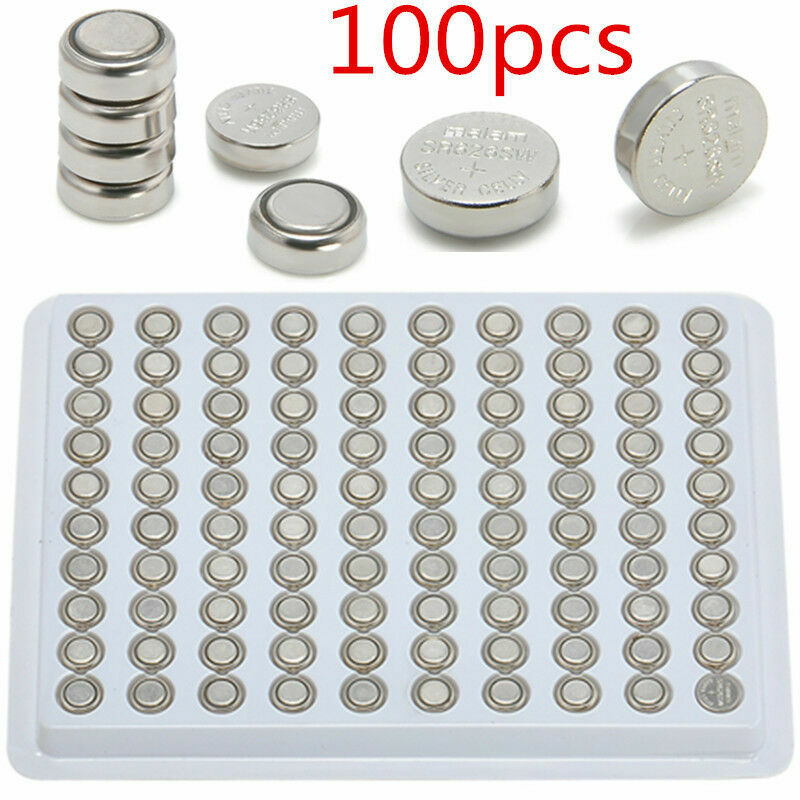 100PCS AG4 LR626 177 376 377 LR626 1.5V Alkaline Button Cell Watch
