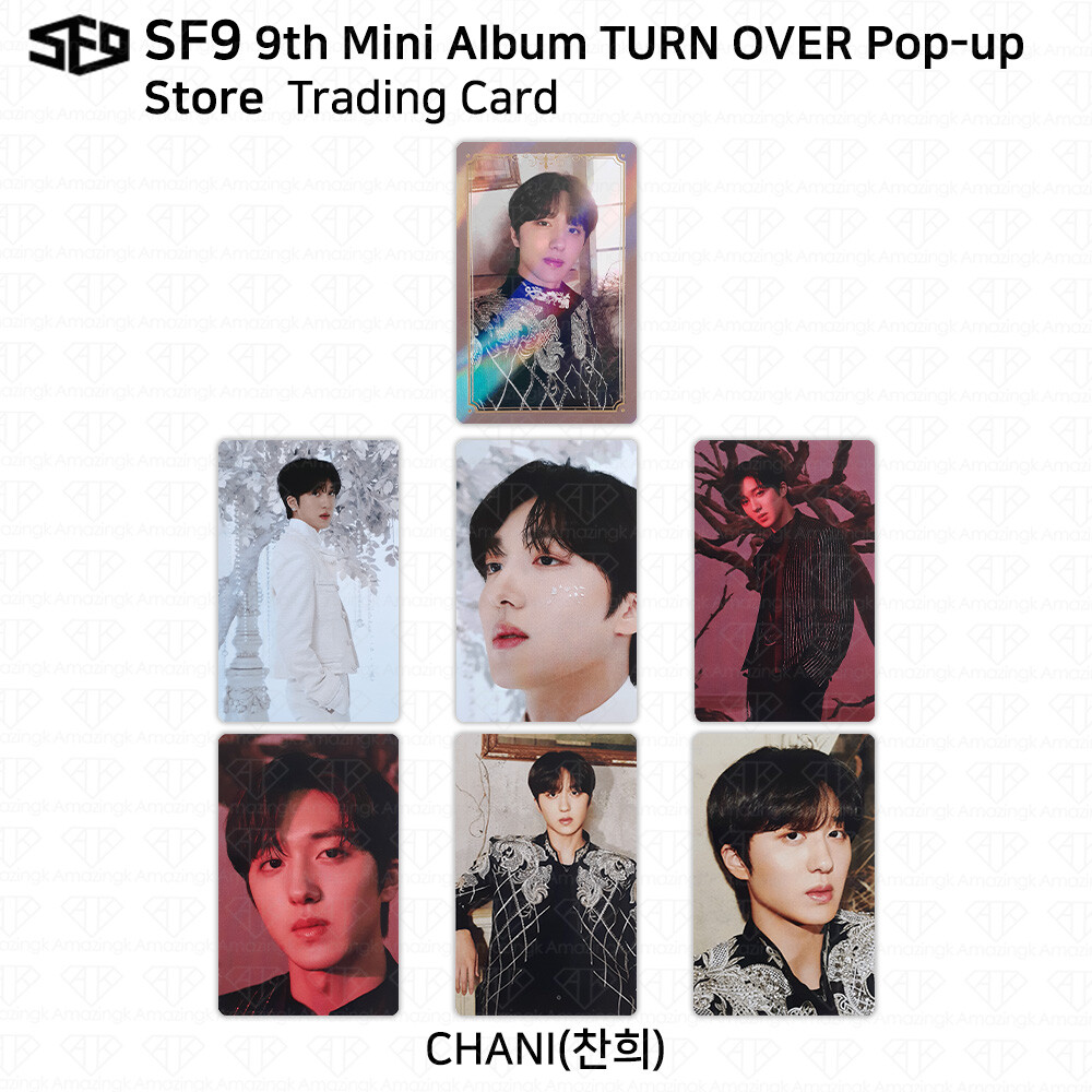 SF9 9th Mini Album Turn Over Pop Up Store MD Trading Card