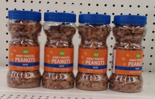 Honey Roasted Peanuts Salted 4 Jars of 7.5 oz Each 30 oz Total Free Shipping 