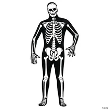 Men's Skeleton Or Skinny Man Costume - Fun World