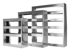 Scaffale per auto in alluminio sistema di scaffalature scaffale per furgone arredamento per veicoli universale