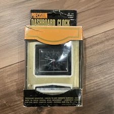 Vintage Automobile Dash Clock & Alarm Wind Up Hollywood Accessories Japan Nib