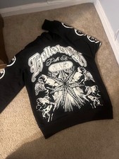 black hellstar hoodie Men s (S)