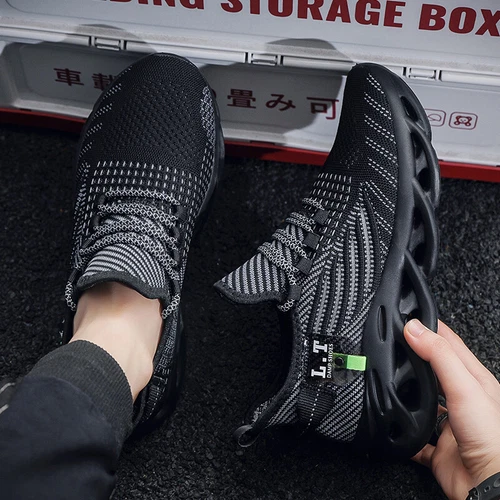 Herren Slipper Laufschuhe Atmungsaktiv Leicht Mode Rutschfest Turnschuhe - Bild 11 von 27
