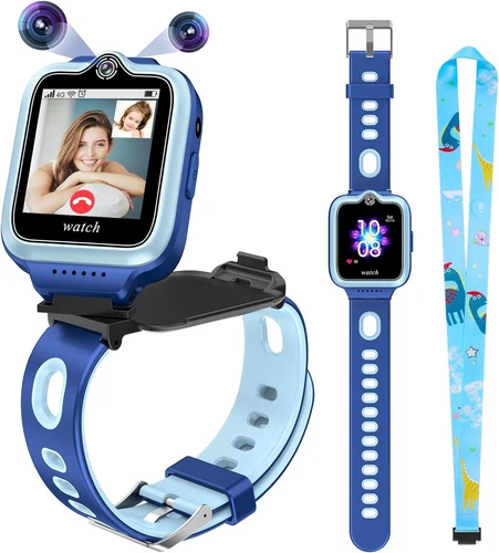 Smartwatch 4G Dzieci Telefon Zegarek z GPS WiFi Rozmowa wideo SOS dla chłopców Dziewcząt - Zdjęcie 46 z 65