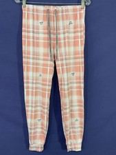 LIFE IS GOOD  Womens S / SMALL Peach Lightweight Polyester Pajama Sleep Pants