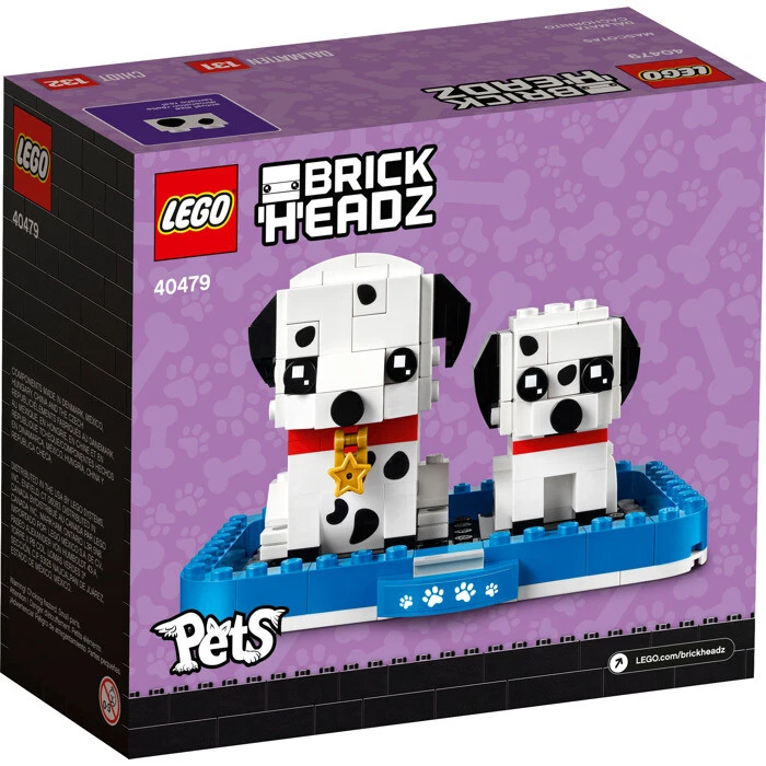 LEGO BrickHeadz Mascotas Perro y Cachorro Dálmata 40479 (SELLADO)