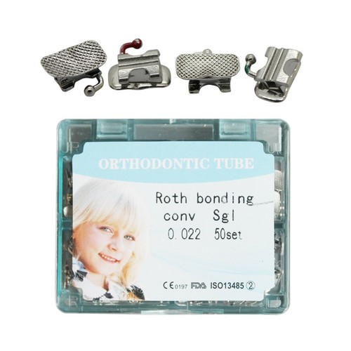 200pcs Dental Orthodontic Buccal Tubes 1st 2nd Molar MBT Roth 022 Bondable Mesh - Picture 107 of 129