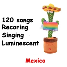 A Talking Cactus Toy That Can Be Charged, Recorded, and Repeated. Suitable for S