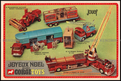 Print AD Werbung CORGI TOYS Circus Vintage 1971 PUB