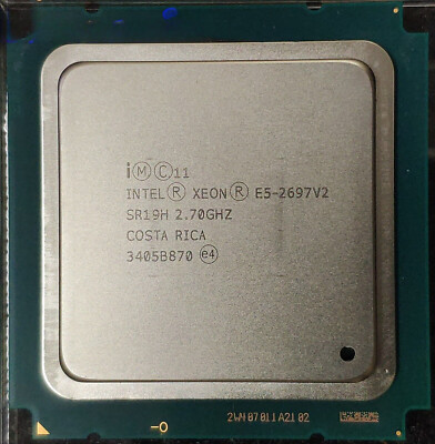 Intel Xeon E5-2697 V2 2.7GHz 12 Core 30M LGA2011 130W SR19H CPU Processor