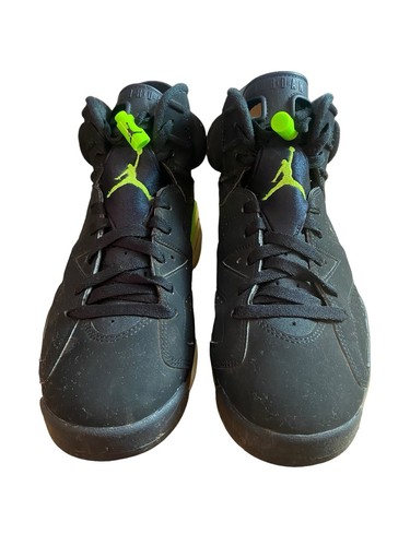 Air Jordan’s 6 Retro Black/ Electric Green Size 8.5 CT8529003 - Picture 2 of 14