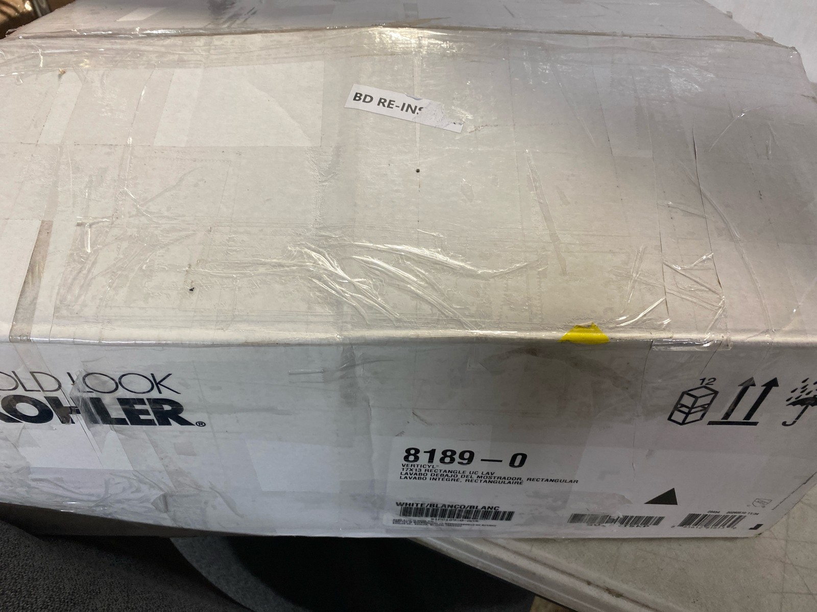 Kohler Verticyl 17-1/8" Rectangular Undermount Bathroom Sink with Overflow