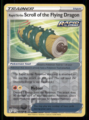 Rapid Strike Scroll Flying Dragon Evolving Skies #153/203 UC Reverse Holo LP