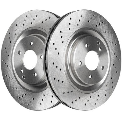 Front Brake Disc Rotors for MB Mercedes SLK Class CLK Mercedes-Benz SLK55 AMG