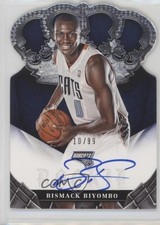2012-13 Preferred Rookie Crown Royale Signatures 10/99 Bismack Biyombo Auto 2r7