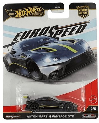Hot Wheels Premium  CAR CULTURE Euro Speed Asten Martin Vantage GTE 1:64