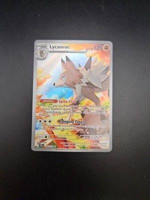 Lycanroc 166/159 IR Illustration Rare Pokemon Journey Together Card