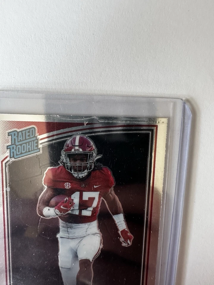 2021 Panini Draft Picks Donruss Optic Rated Rookie Jaylen Waddle (ERROR CARD) 🔥 - Image 4 of 4