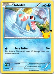 Totodile 18/25 McDonald's 25th Anniversary Promo