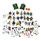 Lot VTG Teenage Mutant Ninja Turtles 1980-90s Action Figures Accessories TMNT
