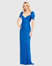 Women's Mac Duggal Backless Dress Size 2 Blue