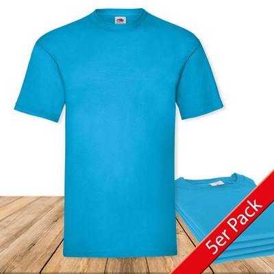 3er, 5er, 10er Pack Fruit of the Loom Valueweight T Mehrpack Herren T-Shirt