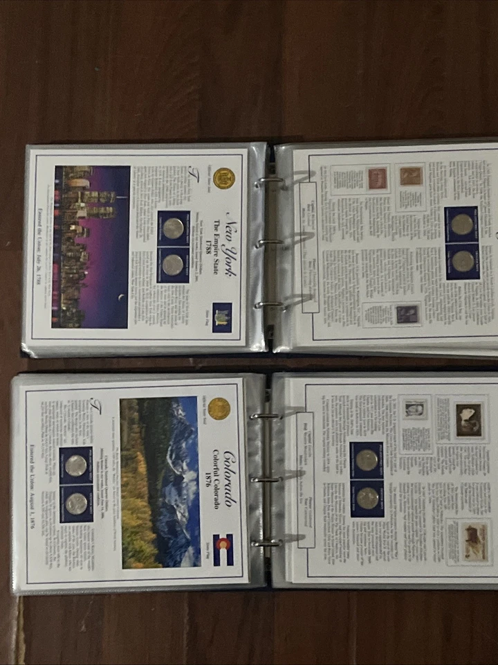 PCS Statehood Quarters Volumes 1 & 2, Both P & D Mints With Commonwealth’s - Image 4 of 4