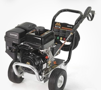 Mi-T-M Gc-4000-0Mmb Heavy Duty 4000 Psi 3.4 Gpm Cold Water Gas Pressure Washer