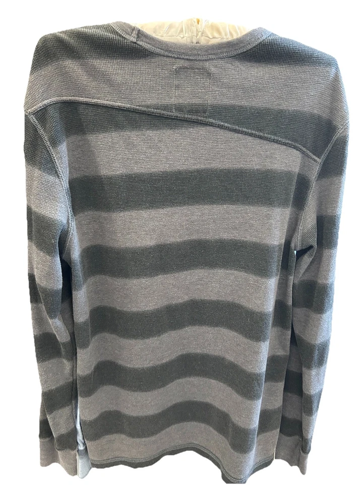 Volcom мужской бесконечный LThermal свитер Sz большой/темно серый/белый графический логотипы - Изображение 4 из 4