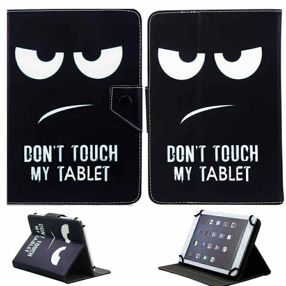 Leather Smart Case Stand Tablet Flip PU Cover For Lenovo Tab M7 M8 M10 E7 E8 E10 - Image 3 of 4