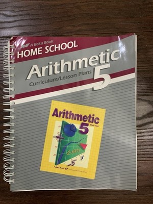 Abeka Homeschool Arithmetic 5  Curriculum Lesson Plans